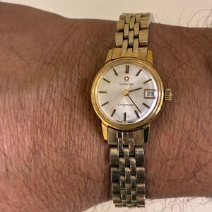 Omega Gold Electro plated ladies Watch